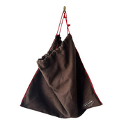 Vintage Brown Suede Coach Bag