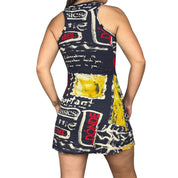 Desigual Text Graphic Mini Dress (S)
