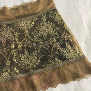 Michal Negrin Dyed Lace Mini Skirt (M/L)