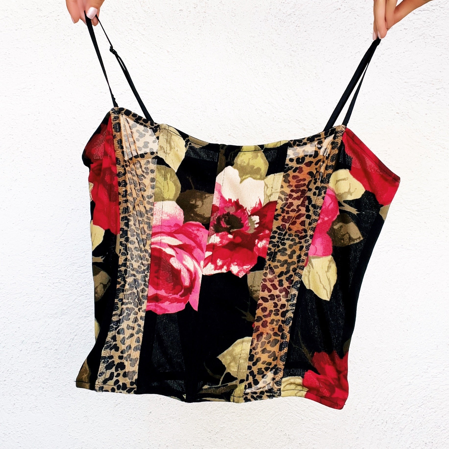 Bebe Corset Style Top