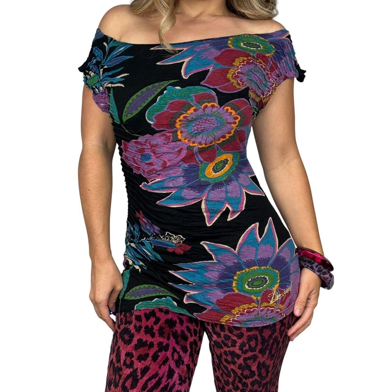 Desigual Off The Shoulder Top (L)