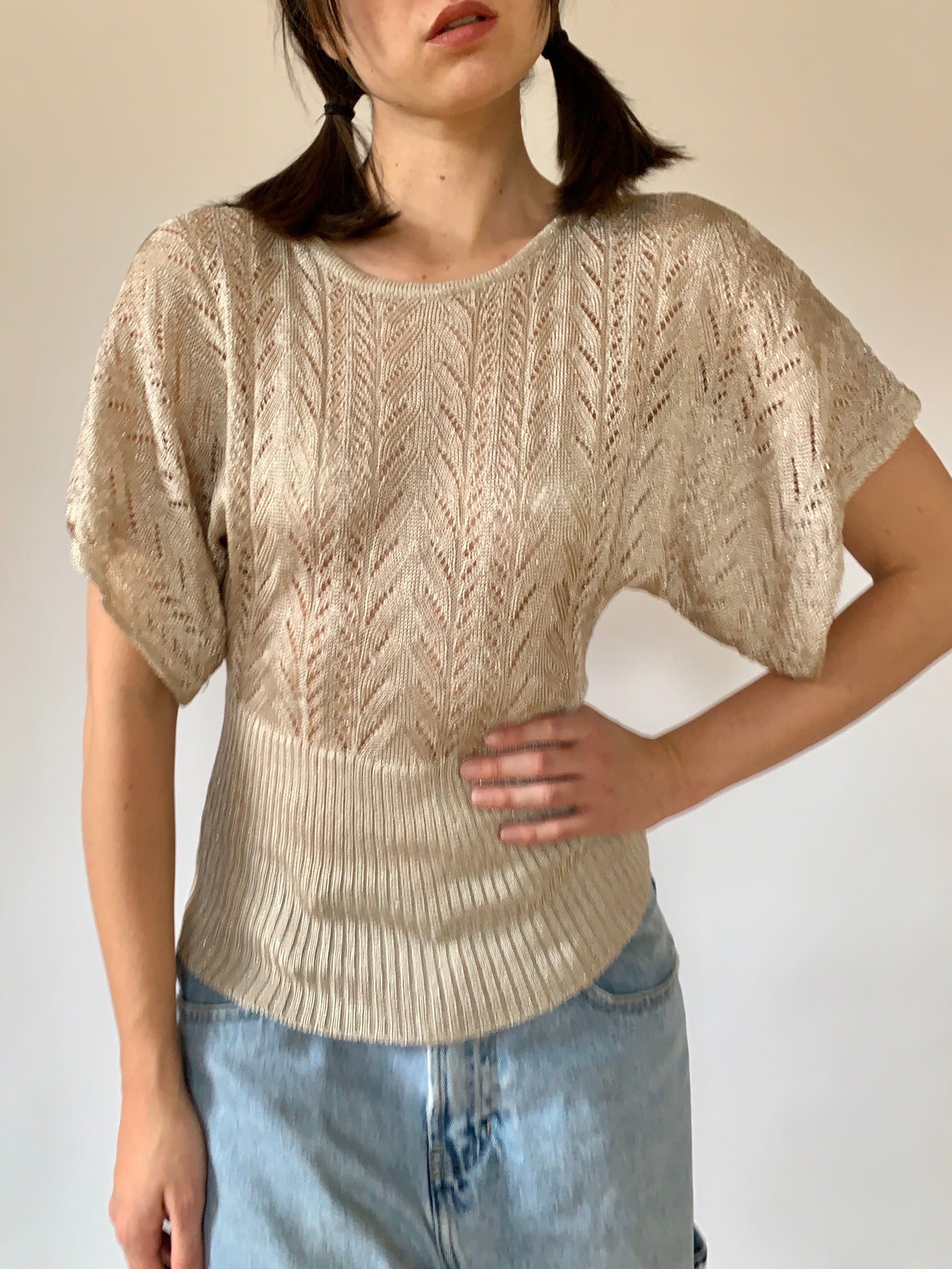 Y2K Knit Top (XS)