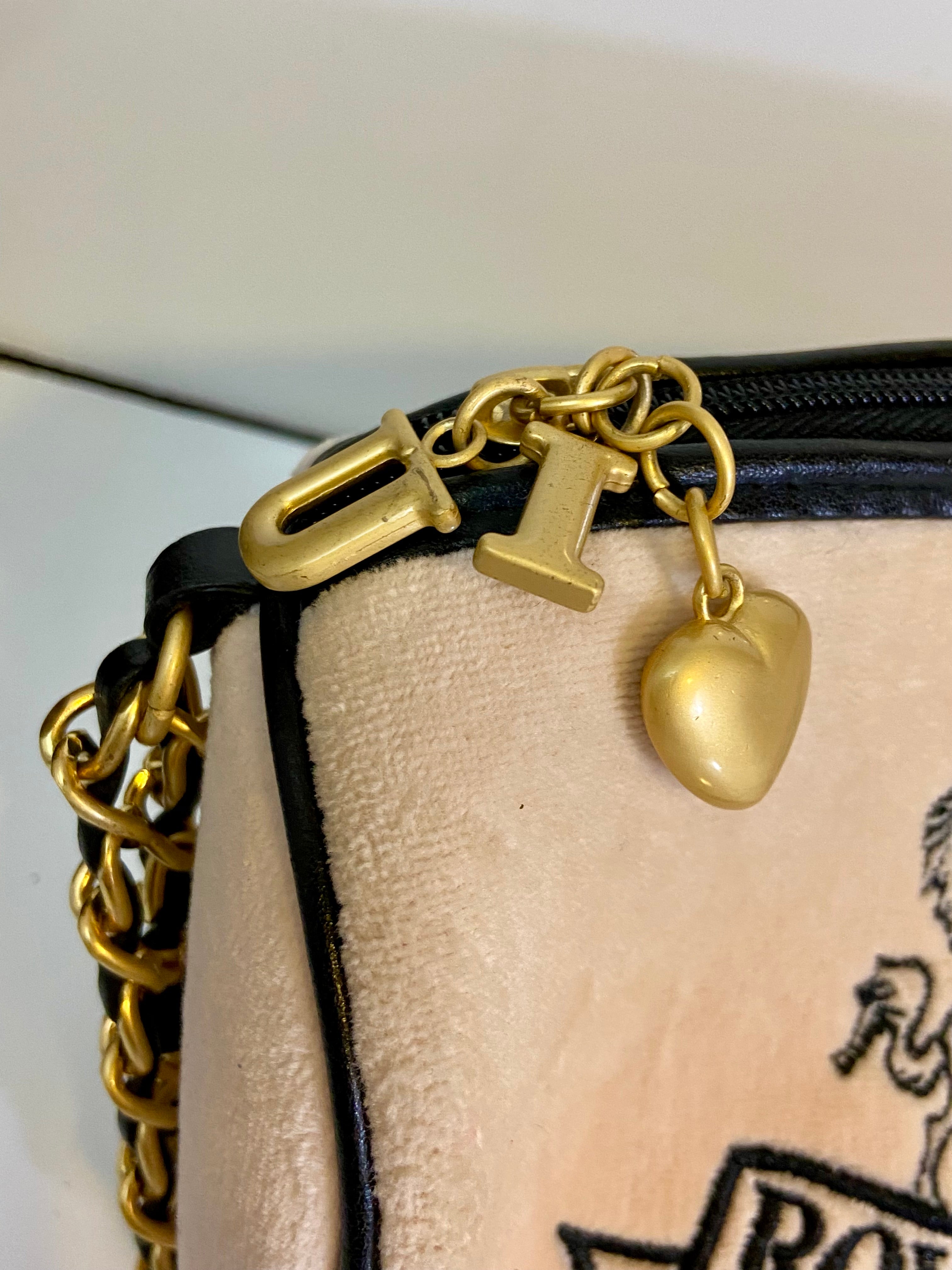 Royal Majesty I Love You 4ever Velour Purse