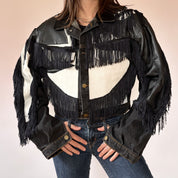 80s Custom James Dean Fringe Jacket (M)