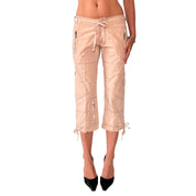 2000s Nude Cargo Capris (S)