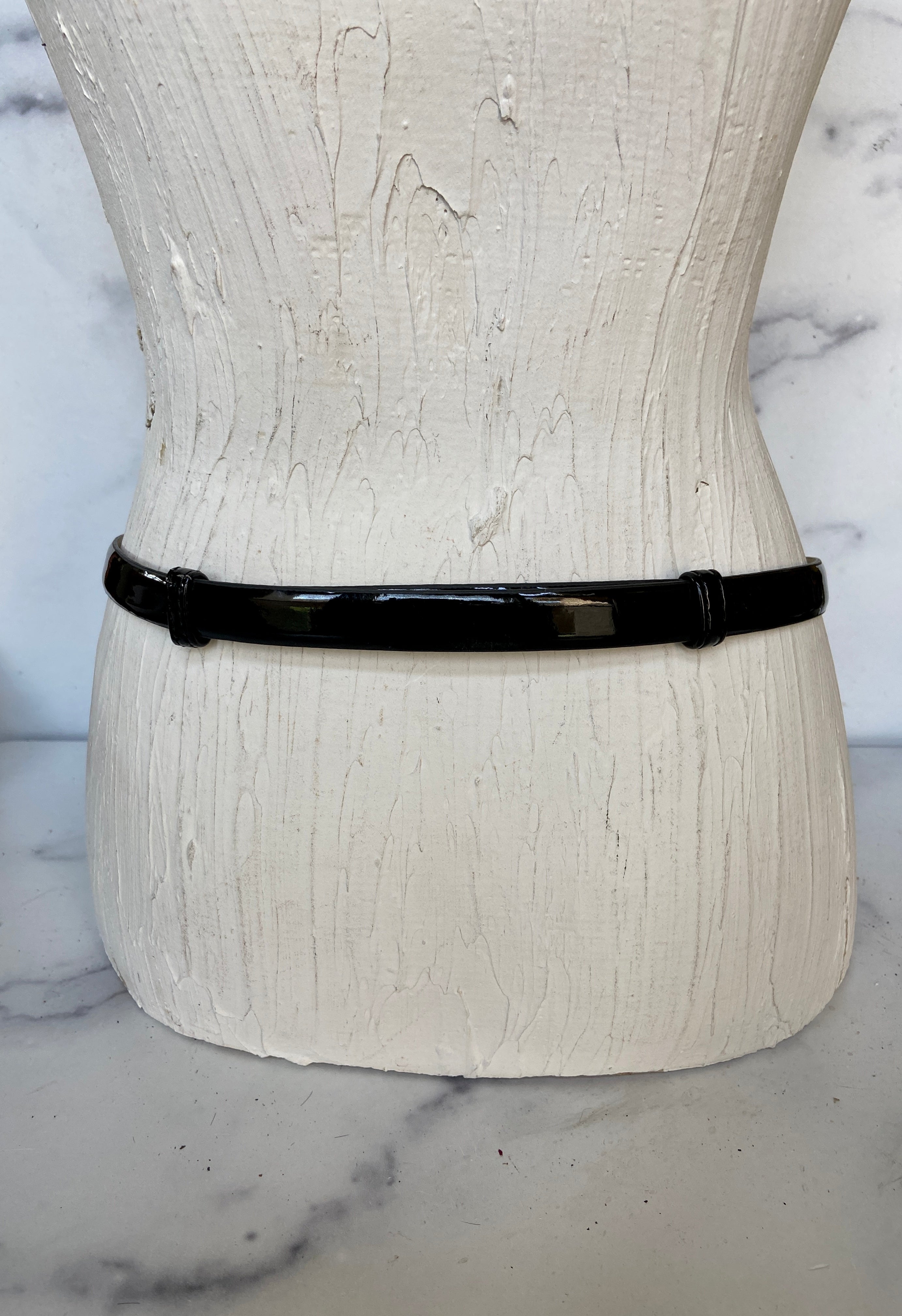 White House Black Market Adjustable black/silver belt