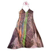 Vintage Italian Graphic Mesh Dress (S)