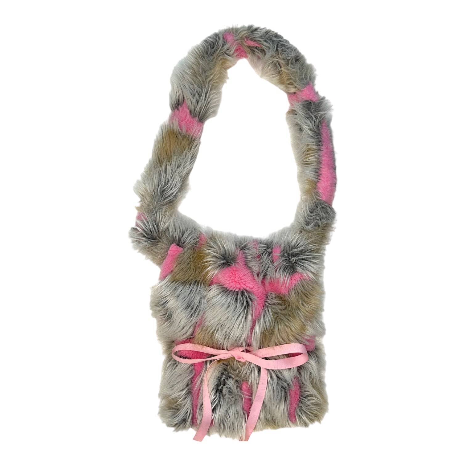 Handmade Furry Crossbody Bag