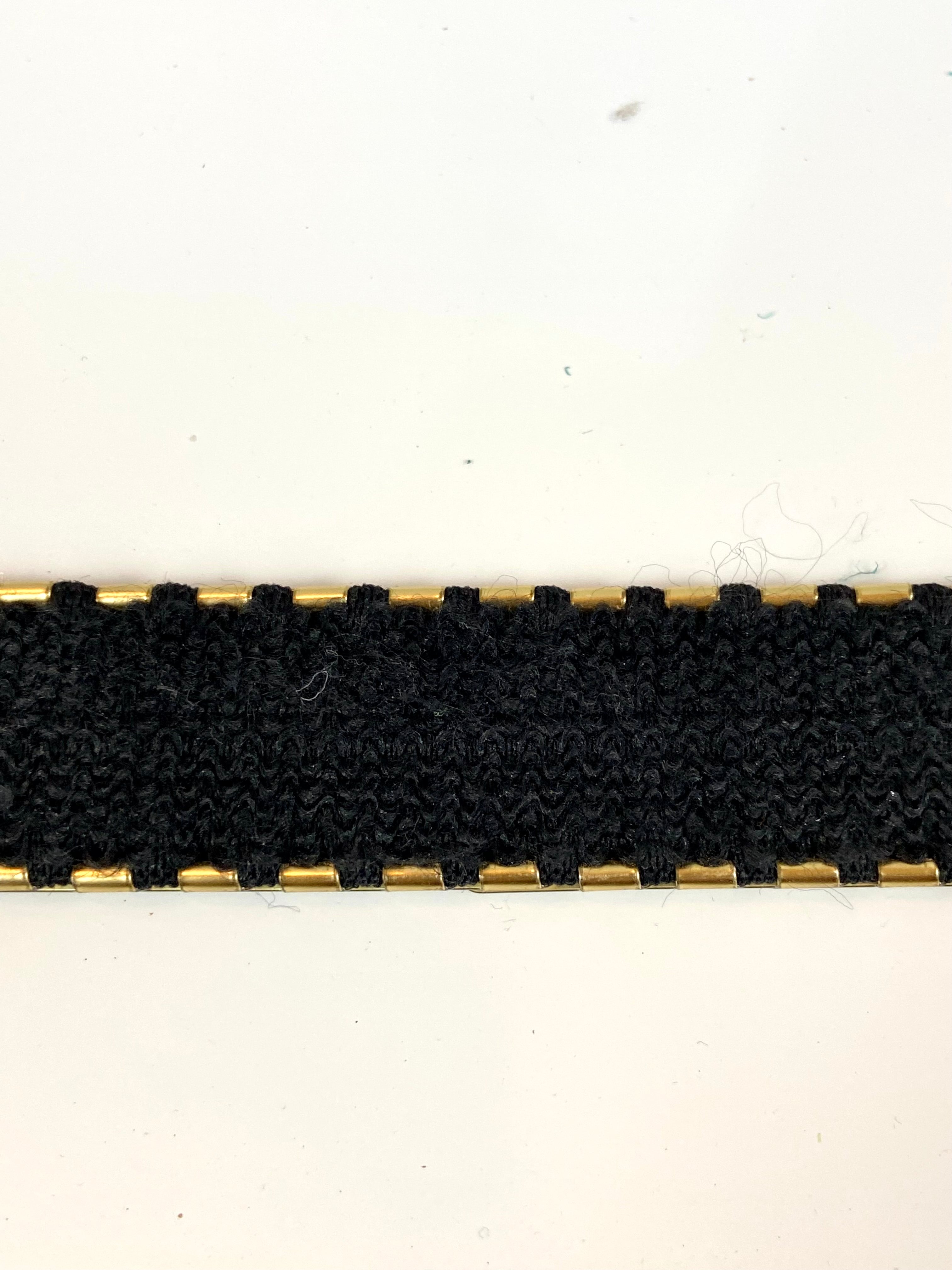 Vintage stretchy gold elephant belt