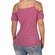 Miss Sixty Mauve Cutout Top (M/L)