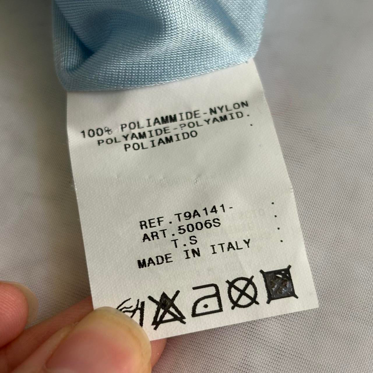 Vintage Italian Graphic Mesh Dress (S)