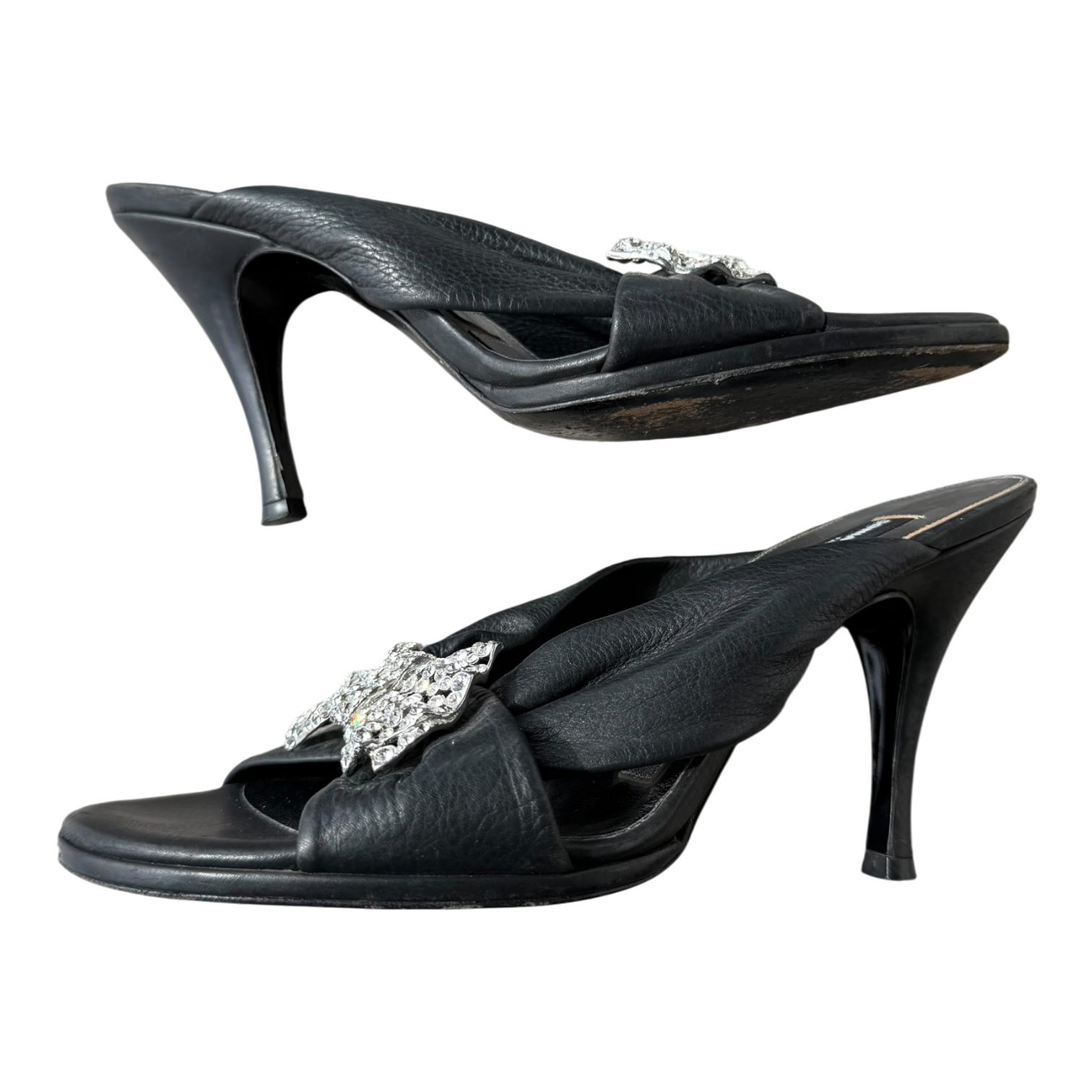 Sonia Rykiel Crystal Leather Heels (8)