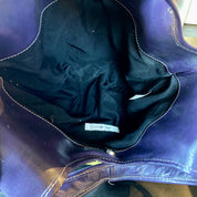 Vintage Faux Leather Purple Nine West Purse Shoulder