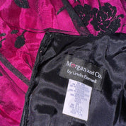 90s Velvet Corset Maxi Dress (S)