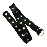 Chunky Gold Grommet Belt