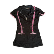 Punk Lip Service Micro Mini Dress (S)