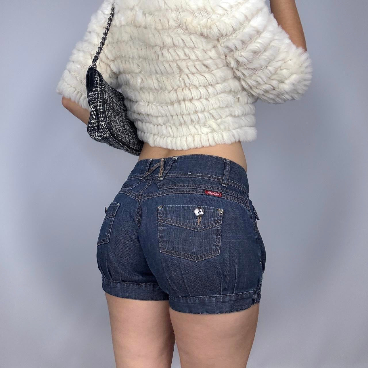 Denim Balloon Shorts (S)