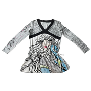 Y2K Graphic Girl Minidress (S/M)