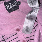 Pastel Pink Spiderweb Cardigan (L)