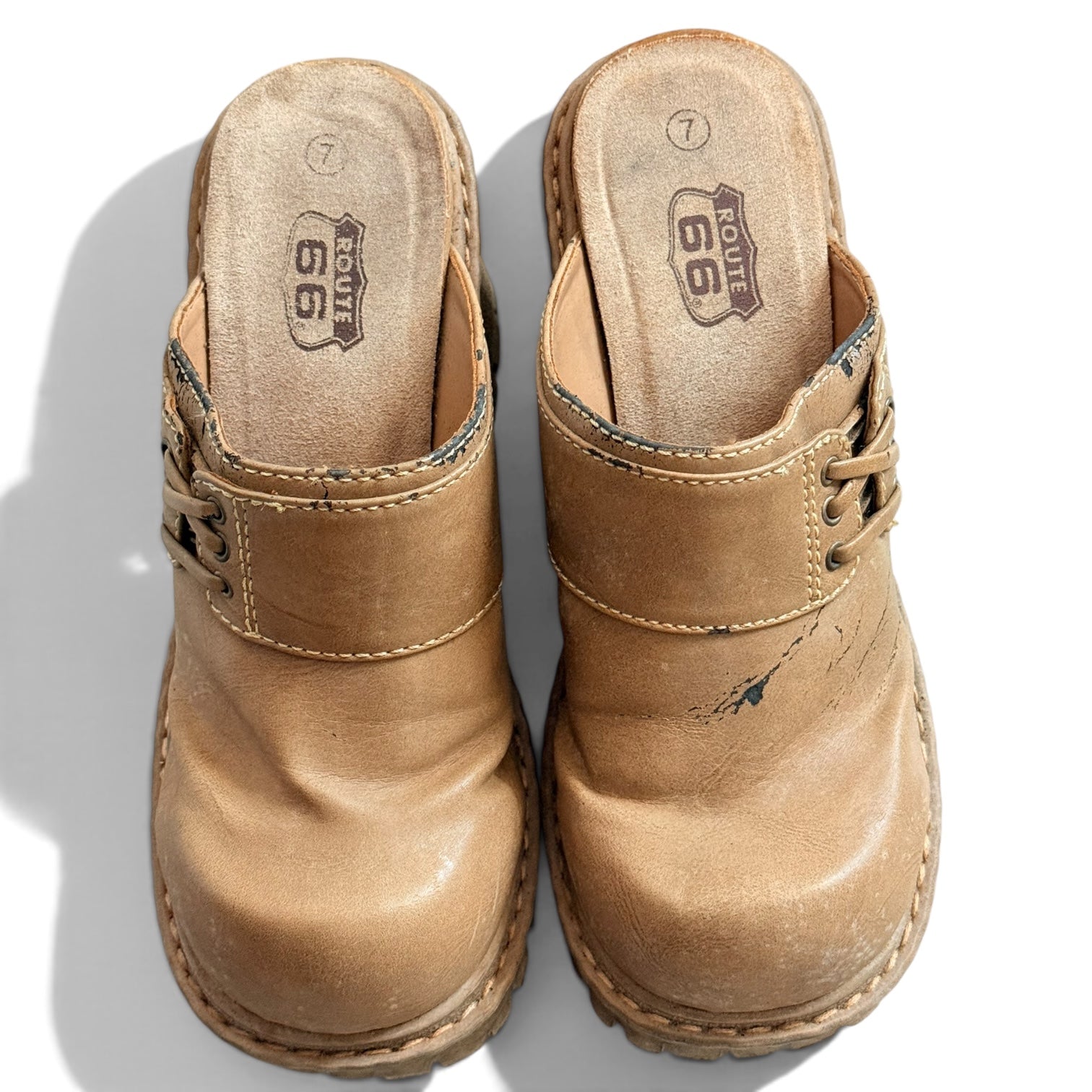 Route 66 y2k tan chunky platforms (7)
