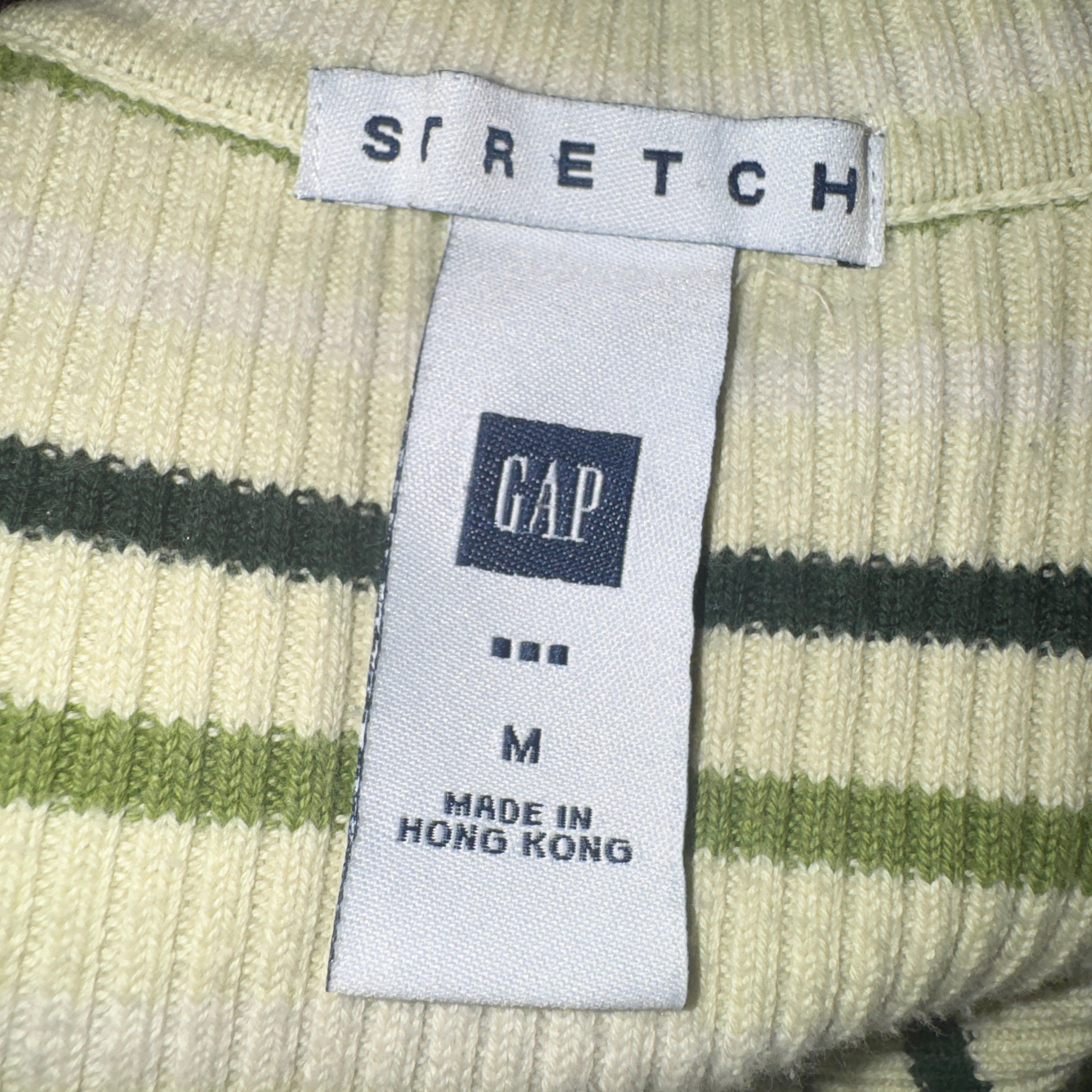 Vintage Striped Fitted Turtleneck (S/M)