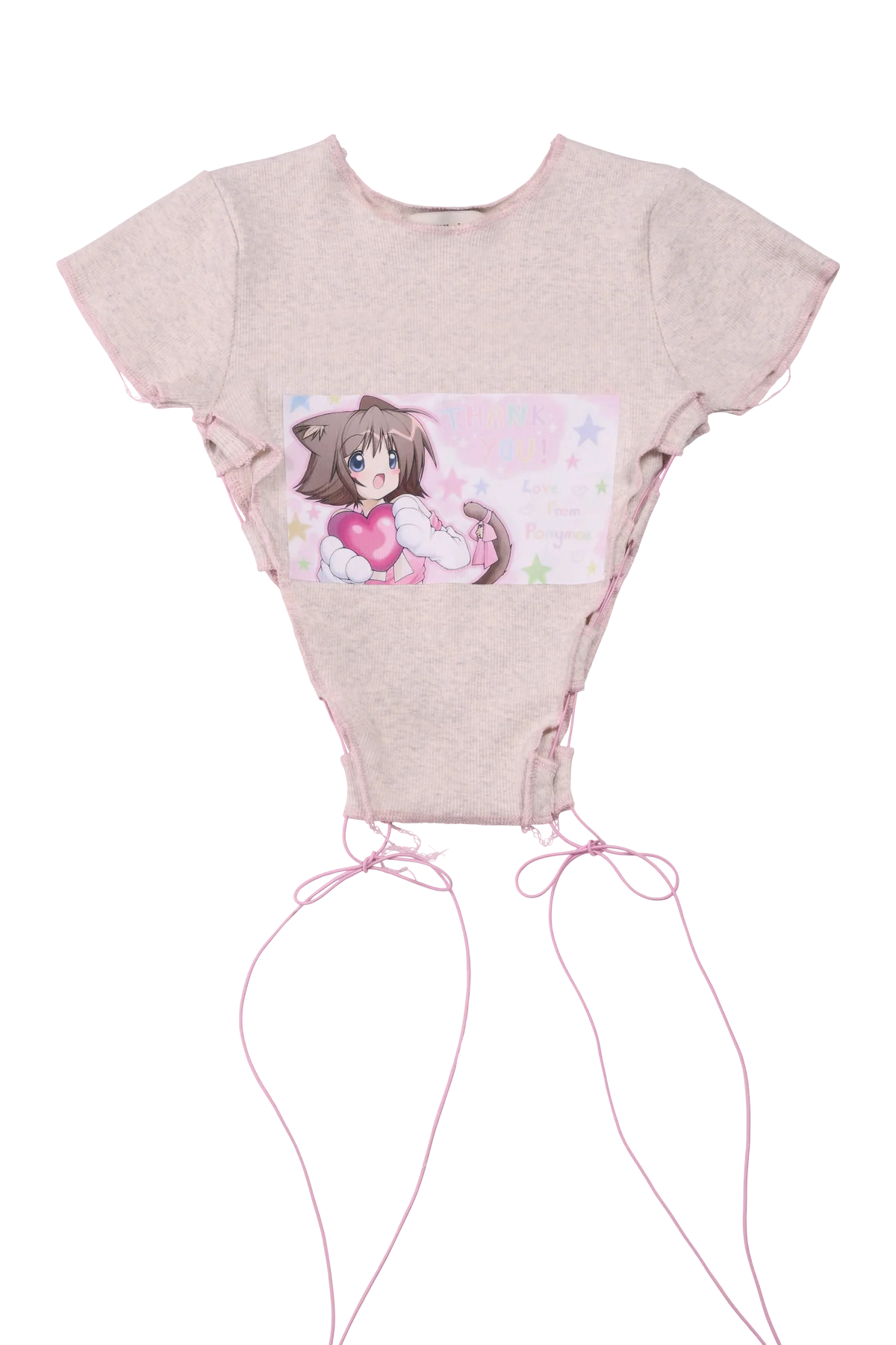 Pony Girl Lace Up ₊ ໒꒱ ‧₊. ૮ . . ྀིა⁩ Top