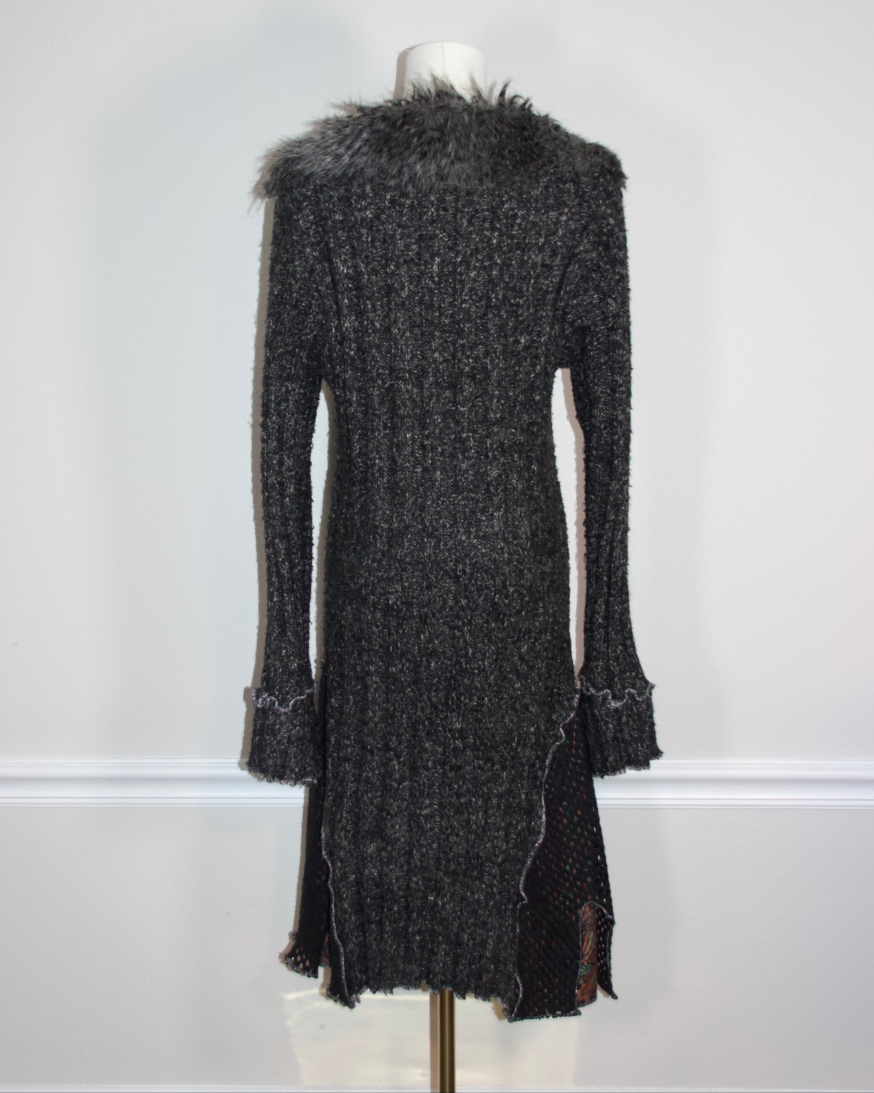 90s Wool Blend Duster Sweater (S/M)