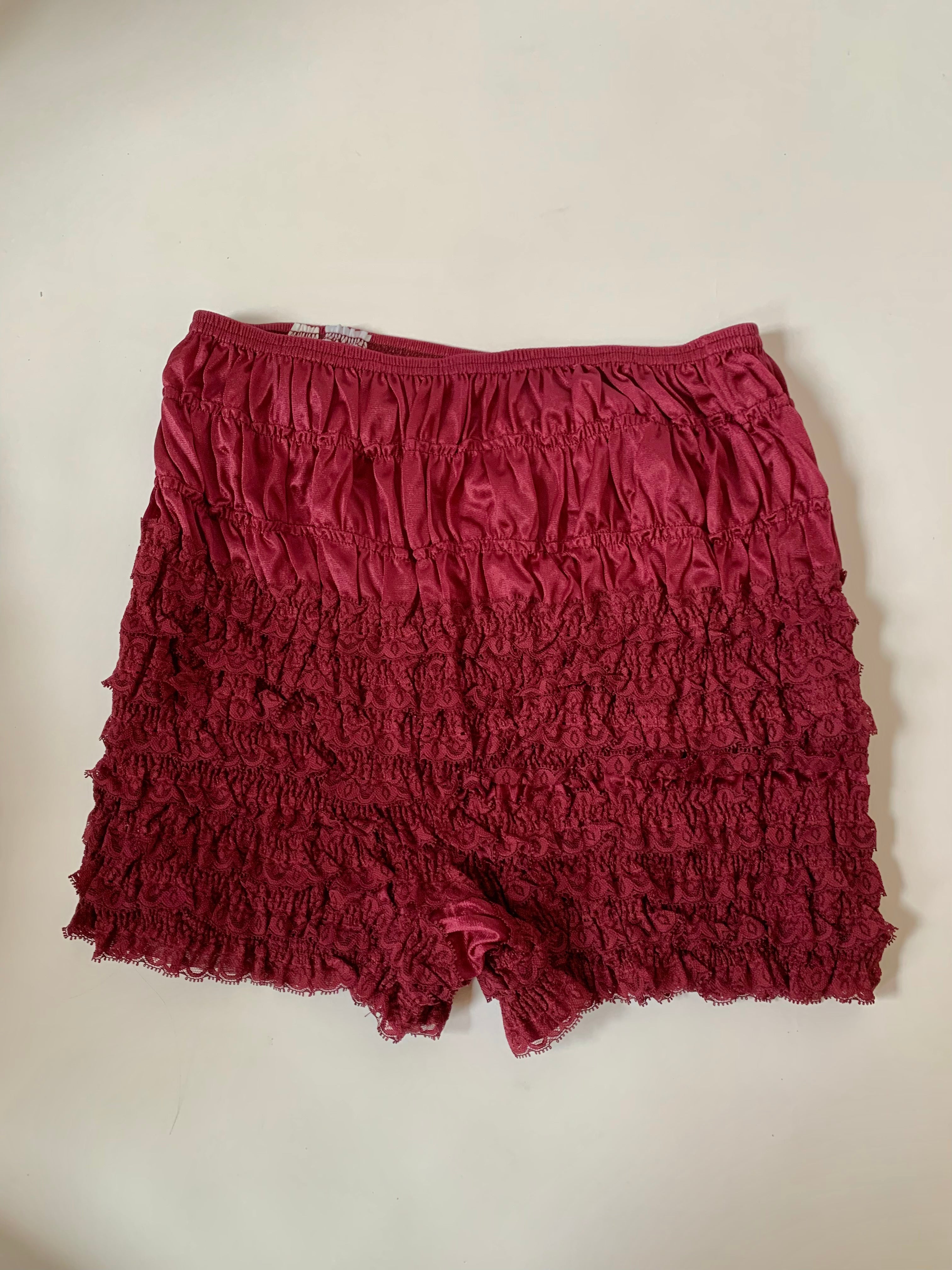 Vintage Ruffle Bloomers - Medium