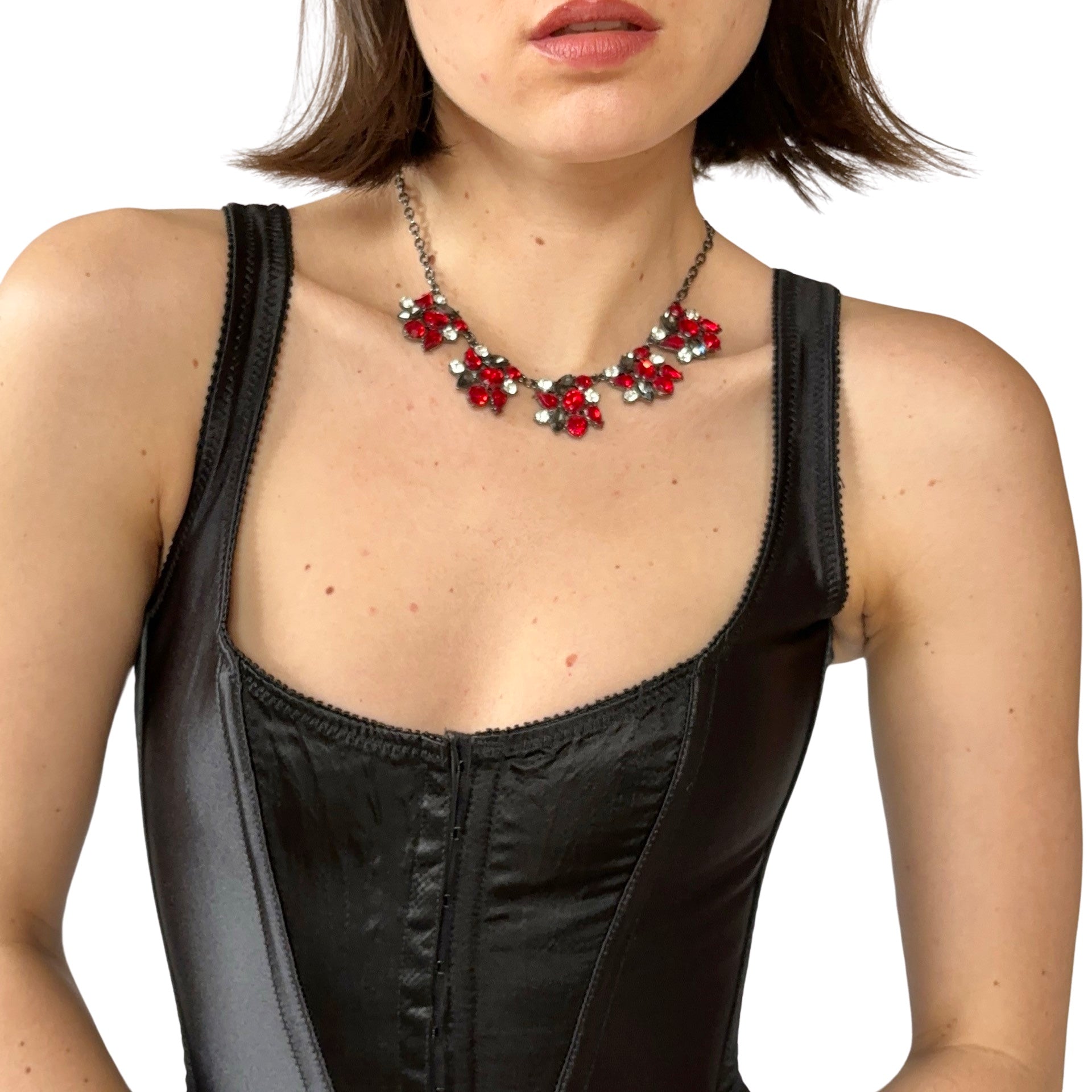 Rhinestone Statement Necklace