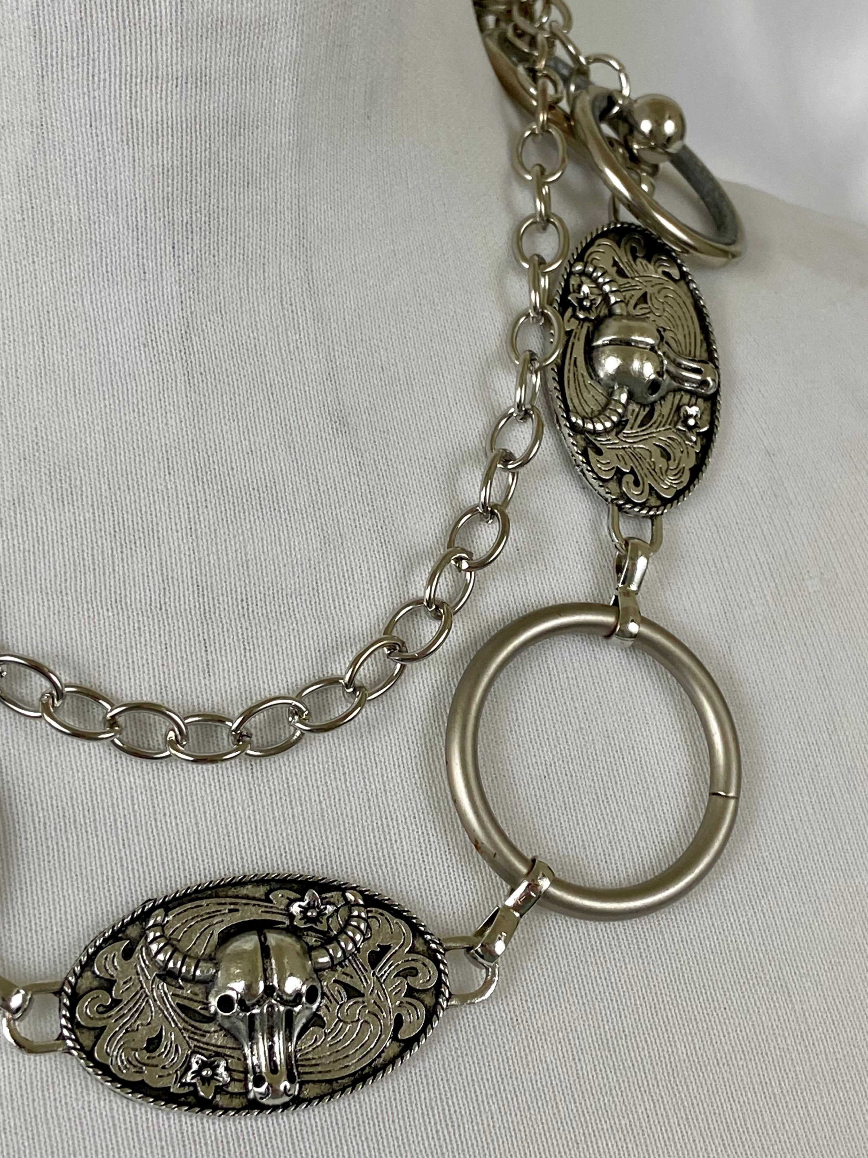 Western style 🐮 chain belt