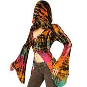 Tie Dye Hooded Festival Top (M/L)