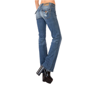 Y2K Low Rise Bootcut Jeans (XS/S)