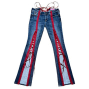 Custom Corset Detail Y2K Jeans (XS-XXL)