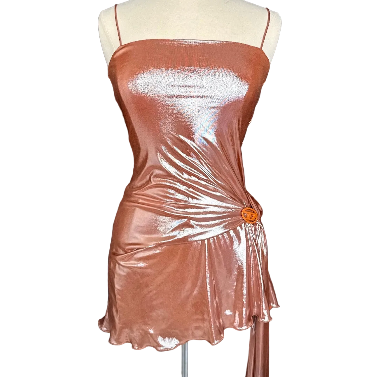 Diesel Metallic Mini Dress (M)