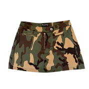 Y2K Camo Mini Skirt (S)