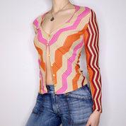 Y2K MISSONI Colorful Cardigan (S)