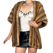 1950s Vintage Fur Capelet (L)