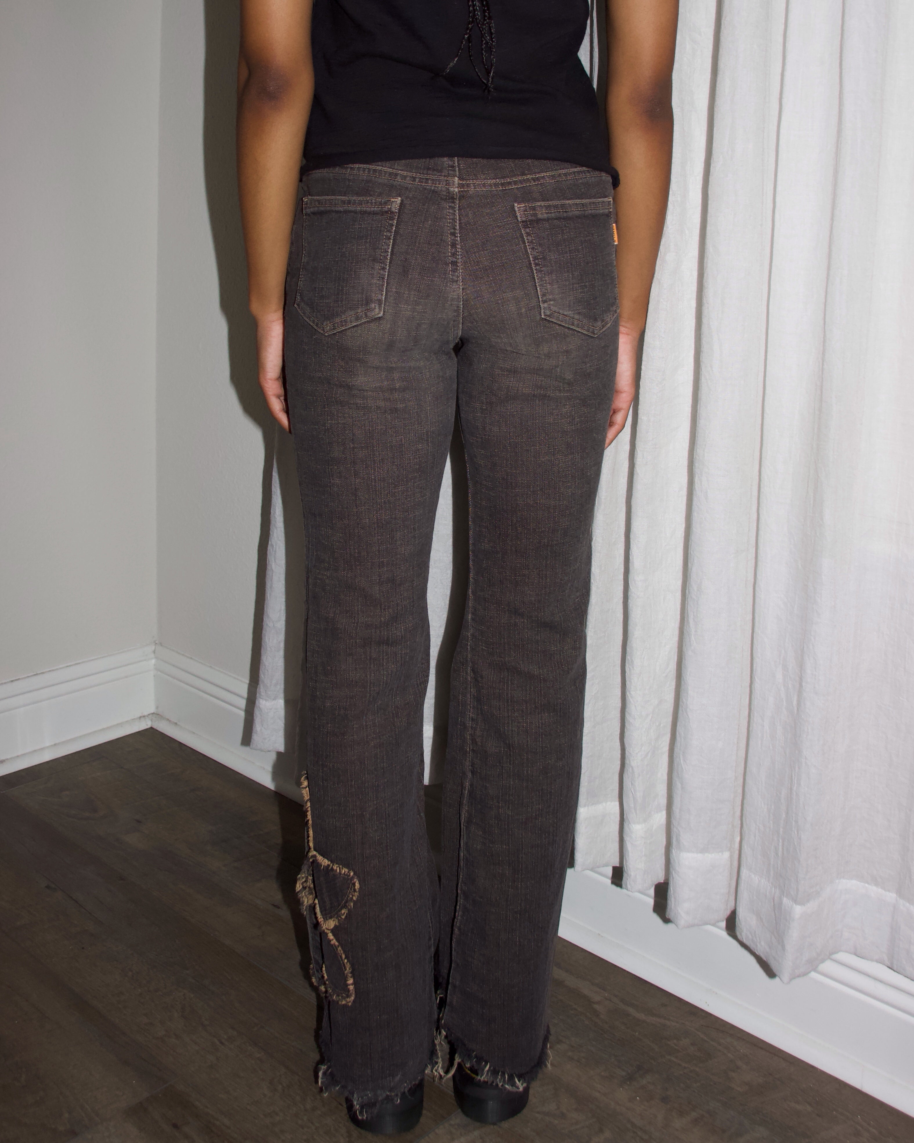 Japanese Floral Edge Denim (S)