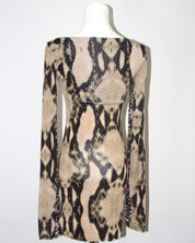 Cavalli Python Mini Dress (S)
