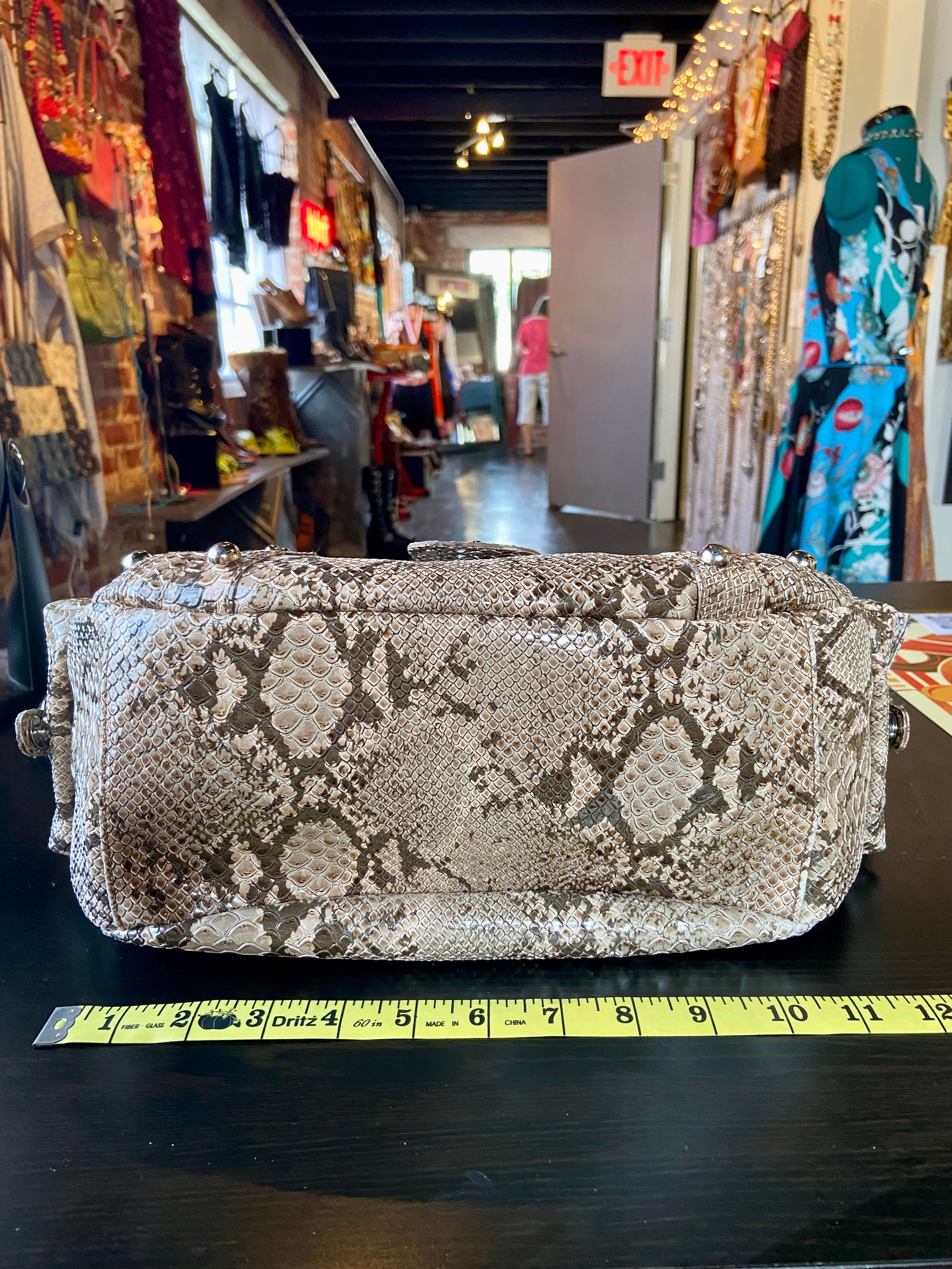 GUESS Snakeskin Print Bag