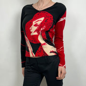 Custo Barcelona Graphic Print Sweater (S)