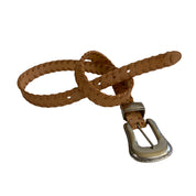 Tan leather belt