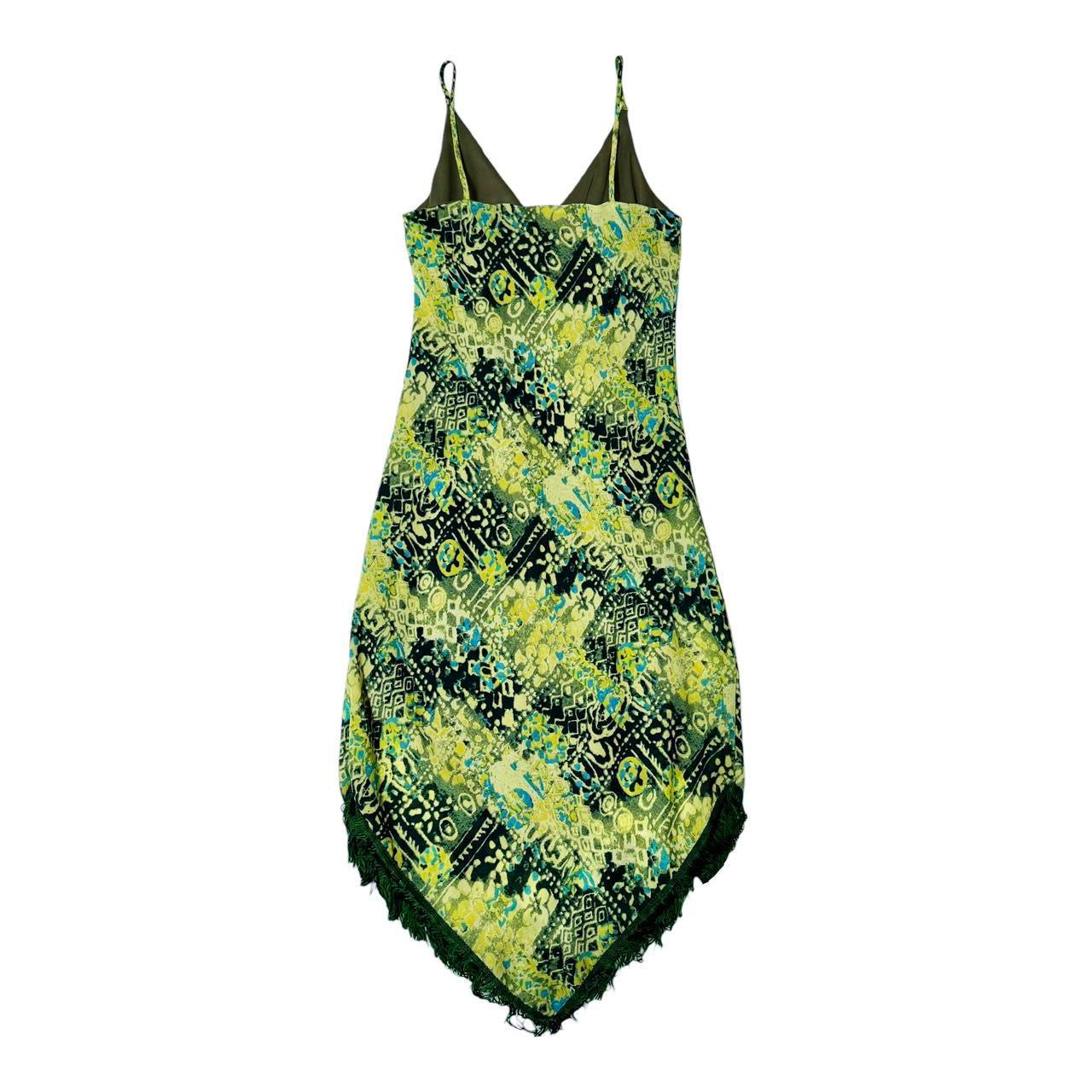 Vintage Forest Pixie Fringe Dress (S)