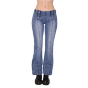 Y2K Low Waisted Flare Jeans (S/M)