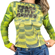 Miss Sixty “Peace Is My Money” Top (M/L)