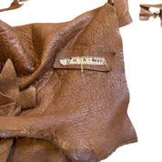 Handmade Asymmetrical Leather Satchel Bag