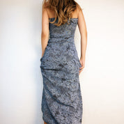90s Sparkly High-Low Maxi Top - Large