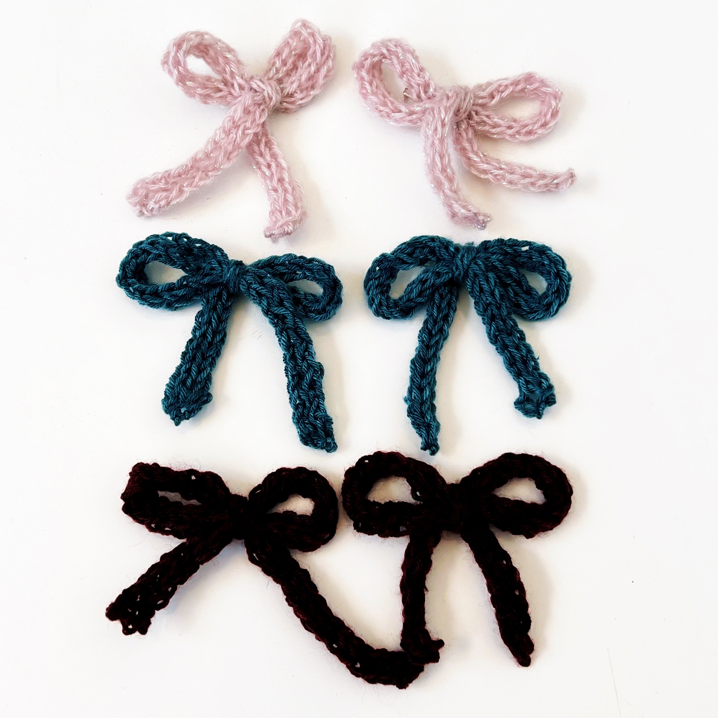 Handmade Knit Hairbows
