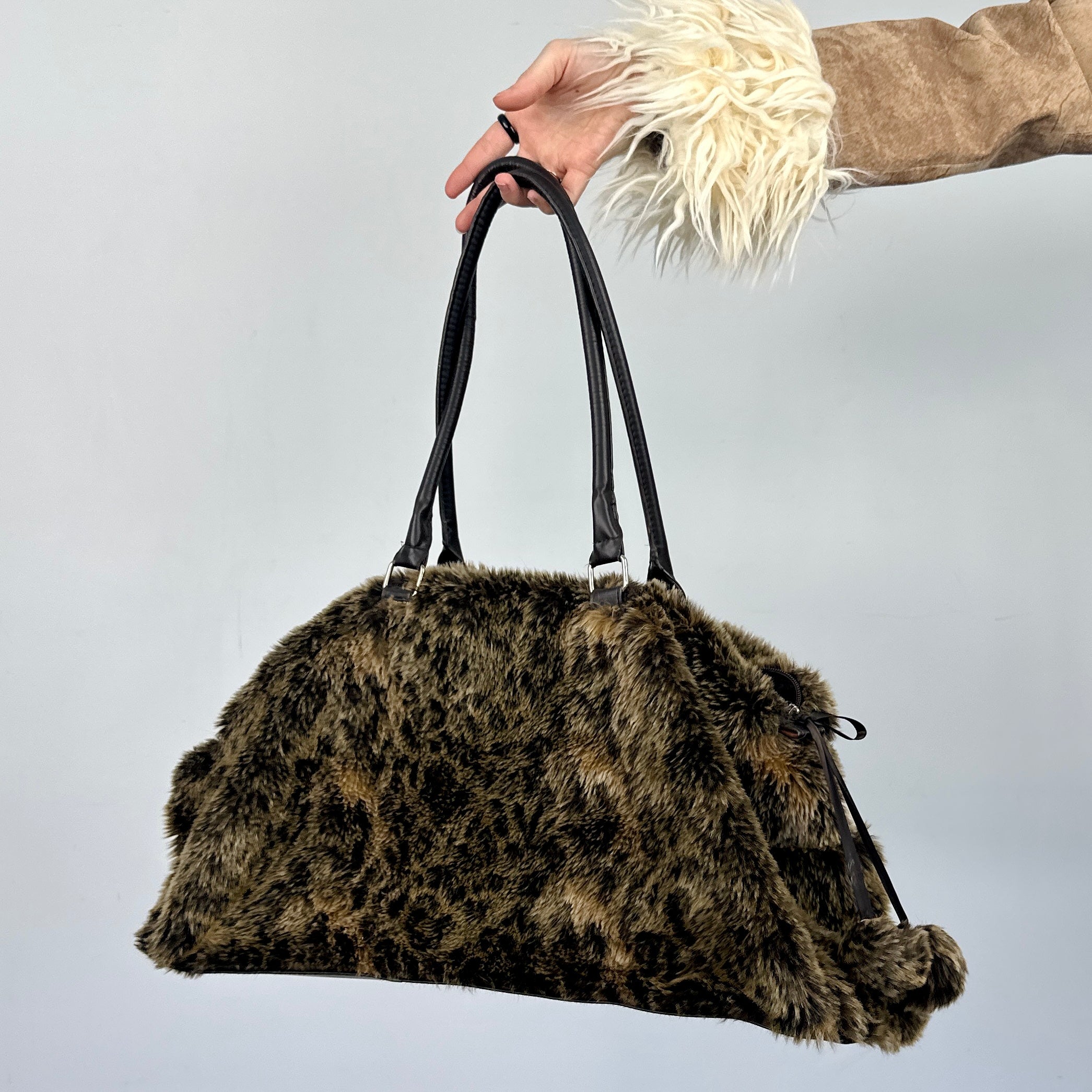 Faux Fur Oversized Purse