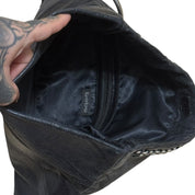 Bebe leather chain clutch